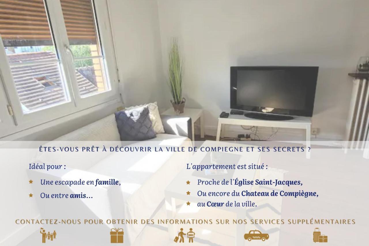 L'ensoleillé de Compiègne - Lumineux&Spacieux Exterior foto